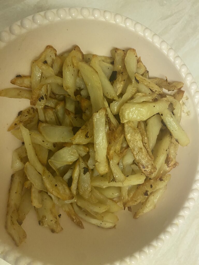 baked potato fries