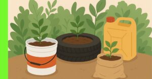 recycling planters in Nigeria